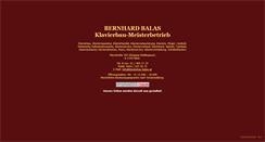 Desktop Screenshot of klavierbau-balas.at
