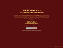 Tablet Screenshot of klavierbau-balas.at